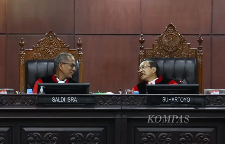 Hakim Mahkamah Konstitusi. (Foto: Kompas.id)