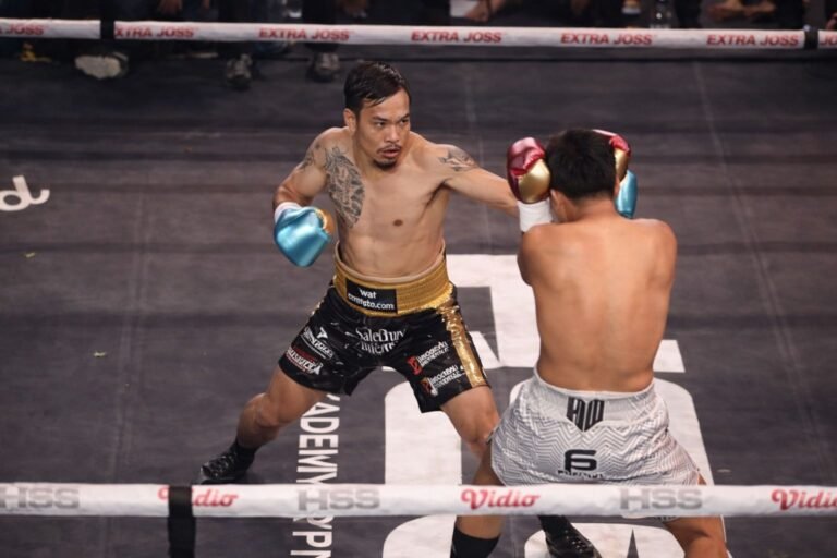 Pertarungan Rudy Golden Boy & Paris Pernandes. Foto: Lomboknusa.id/Ist.